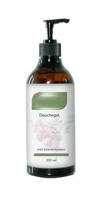 Douchegel met bloemenwater